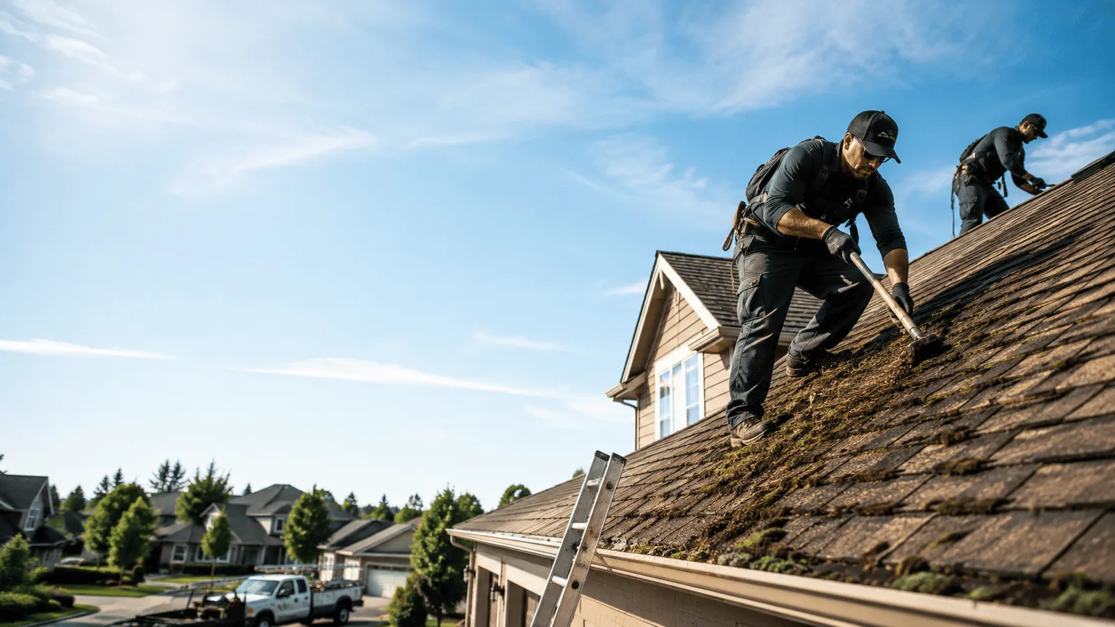Roof Moss Removal in Mulvane, KS near me